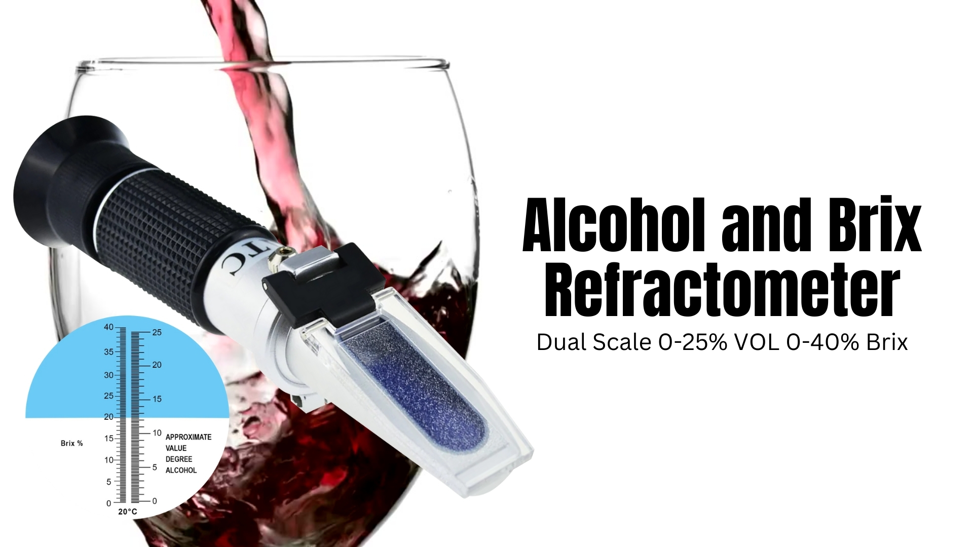 Amazon.com: Brix Refractometer with ATC, Dual Scale-Specific
